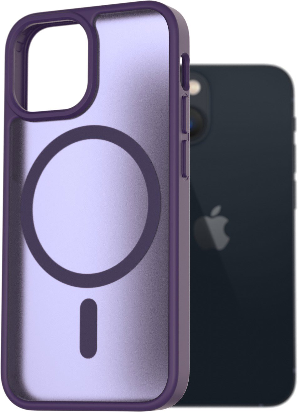 AlzaGuard Matte Case Compatible with Magsafe pro iPhone 13 mini tmavě fialový