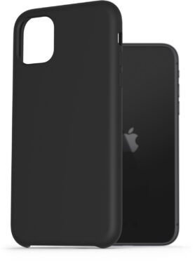AlzaGuard Premium Liquid Silicone Case pro iPhone 11 černé