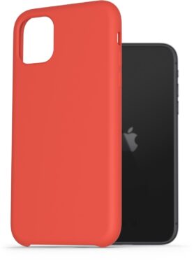 AlzaGuard Premium Liquid Silicone Case pro iPhone 11 červené