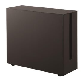 Yamazaki Box na kabely s kolečky Tower 5404, kov, v.34,5 cm, černý