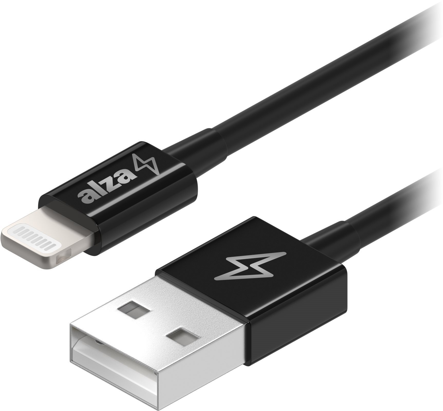 AlzaPower Core USB-A to Lightning MFi (C189) 2m černý