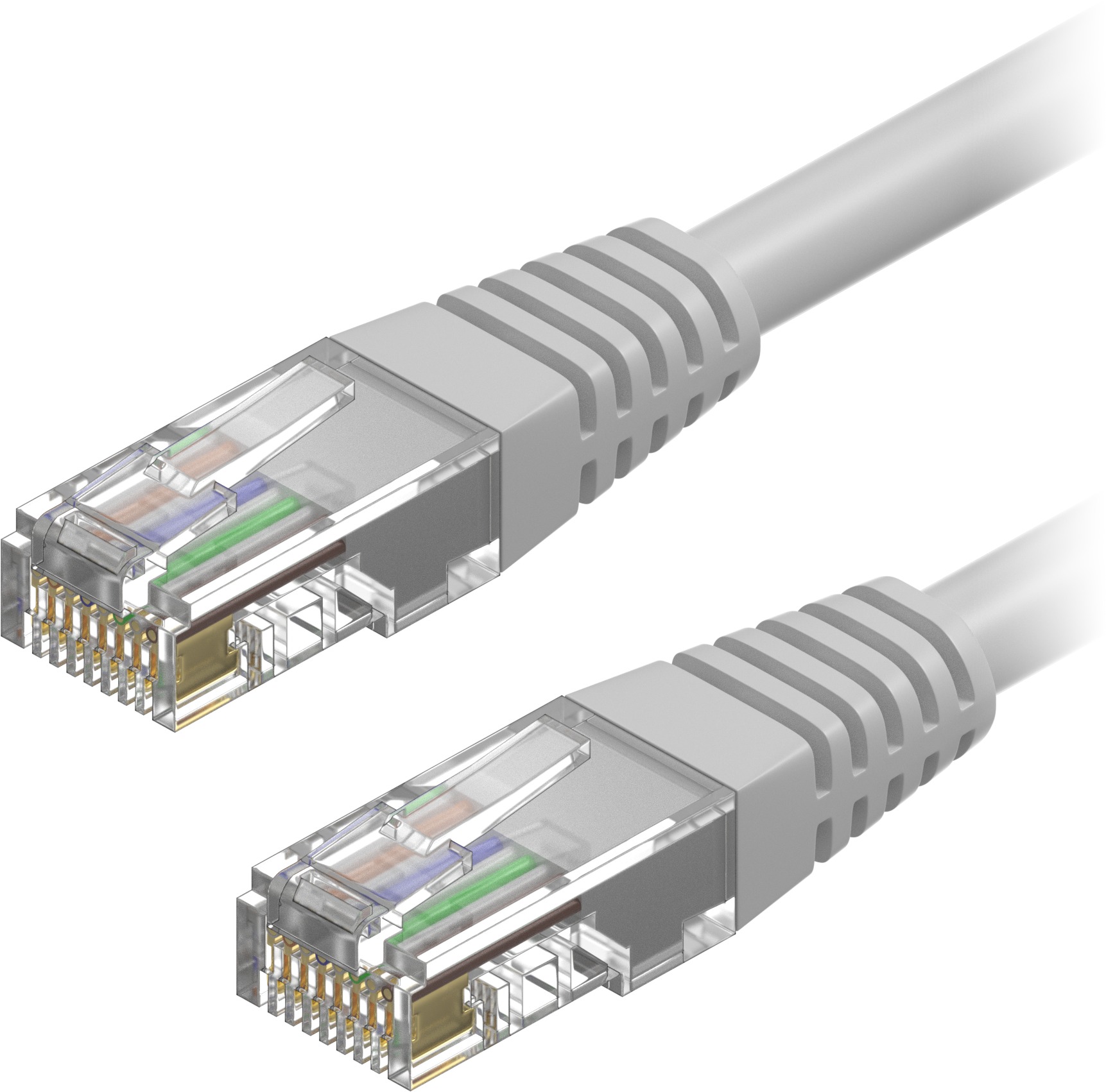 AlzaPower Patch CAT6 UTP 3m šedý