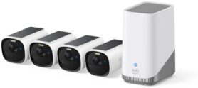 Eufy E40 (sada 4 ks + jednotka HomeBase 3) 2K bílý