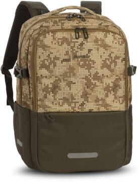 Bestway Bags Cestovní batoh Cube 26 l zelený/hnědý print
