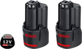 BOSCH Professional 2x akumulátor GBA 12V, 3 Ah 1.600.A00.X7D