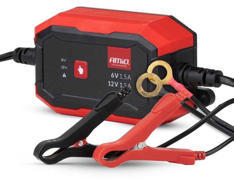 Amio Nabíječka autobaterií digitální Max 1,5 A 6/12 V