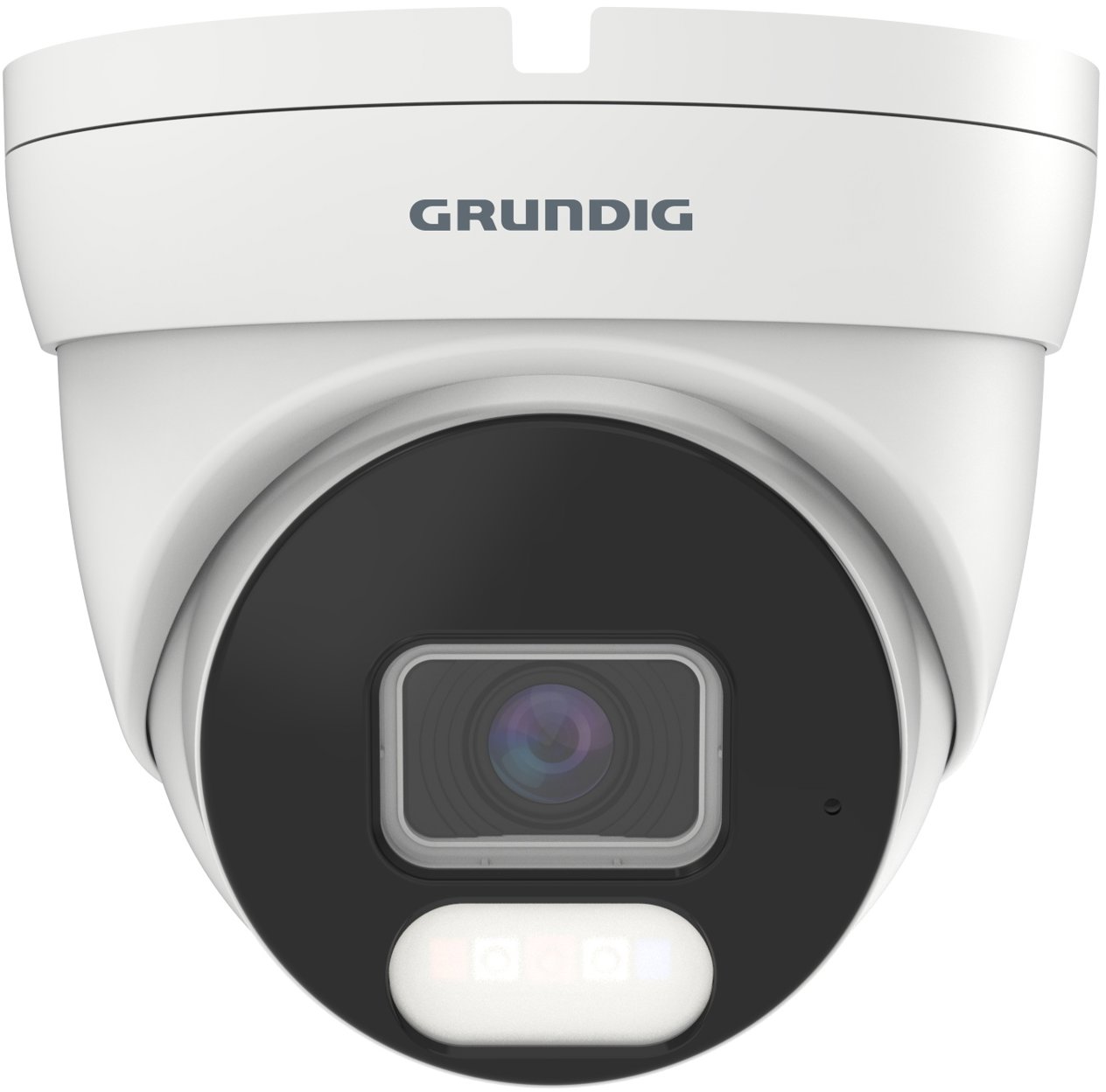 GRUNDIG GU-CI-AC4614E 4.0 Mpix venk. dome IP kamera s duálním přísvitem, kompresí H.265 a mikrofonem