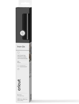 Cricut Puff Iron-OnBLACK (30x48cm)