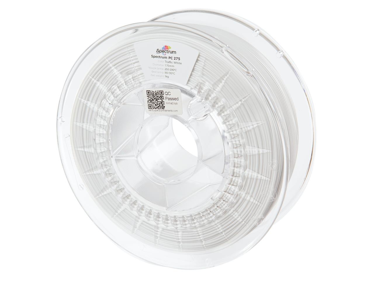 Filament Spectrum PC 275 1.75mm Traffic White 1kg