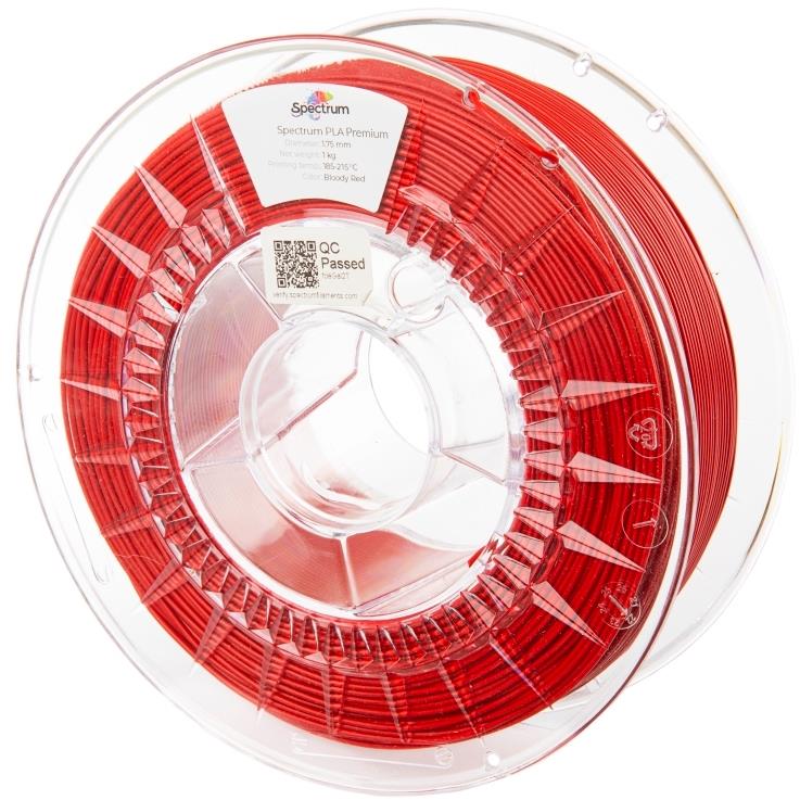Filament Spectrum Premium PLA 1.75mm Bloody Red 1kg