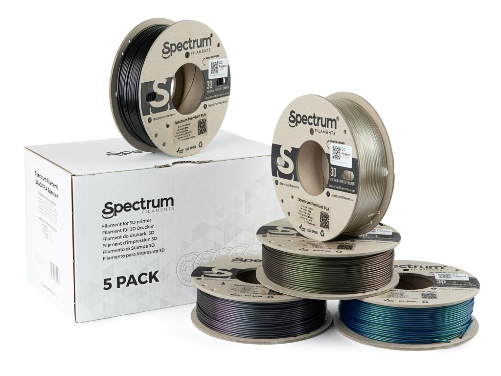 Filament Spectrum Premium PLA Essentials 1.75mm 5x 0.25kg