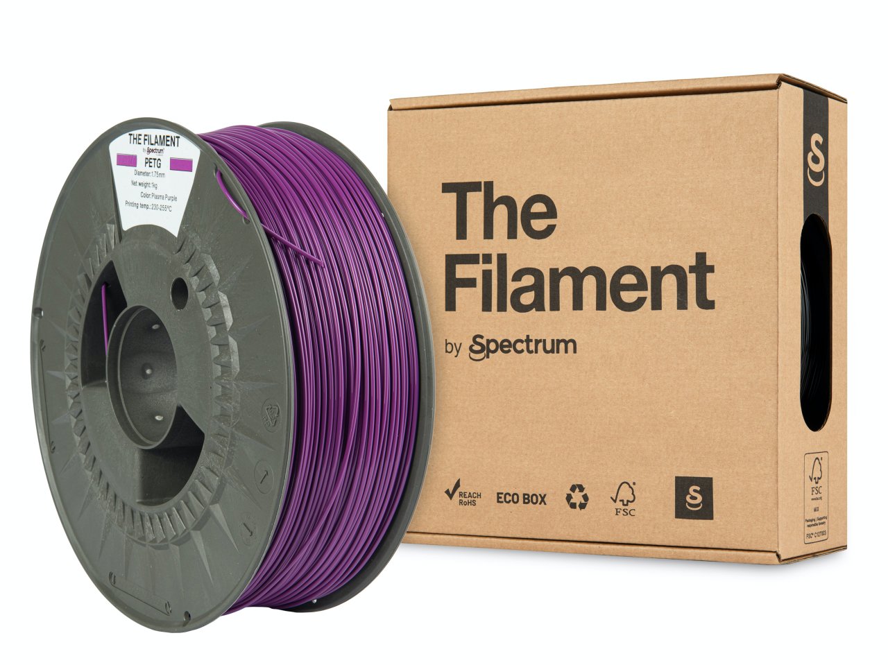 The Filament PETG 1.75mm Plasma Purple 1kg