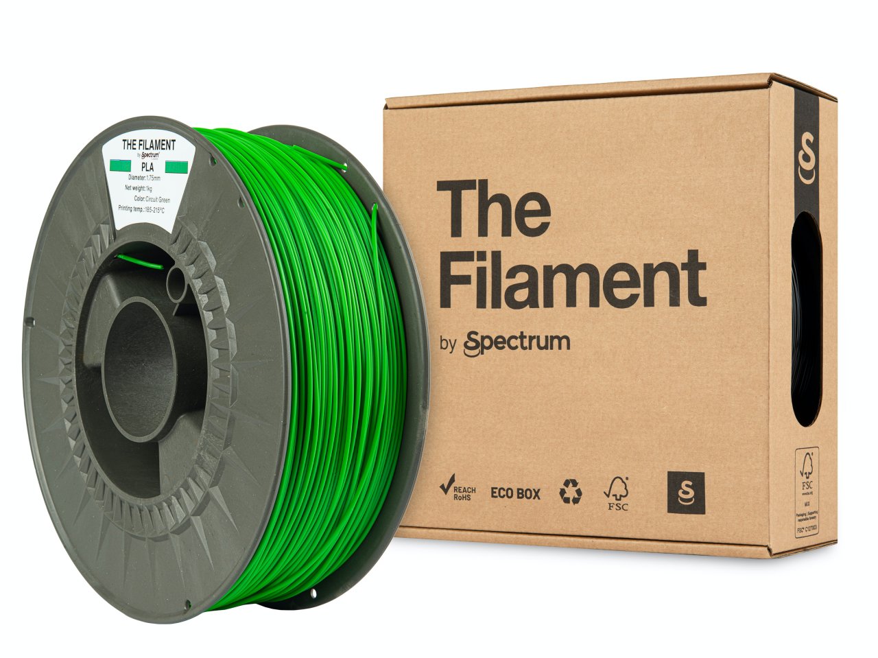 The Filament PLA 1.75mm Circuit Green 1kg