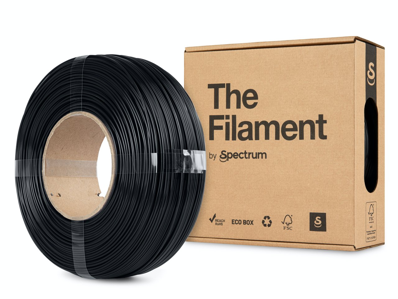 The Filament ReFill PLA 1.75mm Midnight Black 1kg