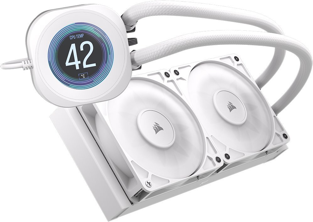 Corsair NAUTILUS 240 LCD White