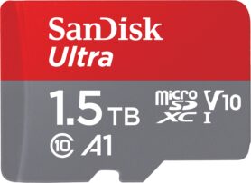 SANDISK MicroSDXC Ultra 1.5TB + SD adaptér