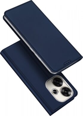 Dux Ducis Skin Pro flipové kožené pouzdro pro Xiaomi Poco F6 Blue