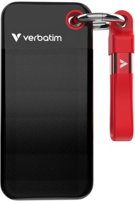 VERBATIM Pocket SSD 2TB černá/červená