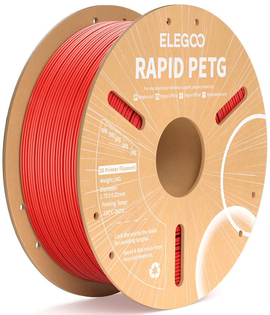 Elegoo RAPID PETG 1kg Red
