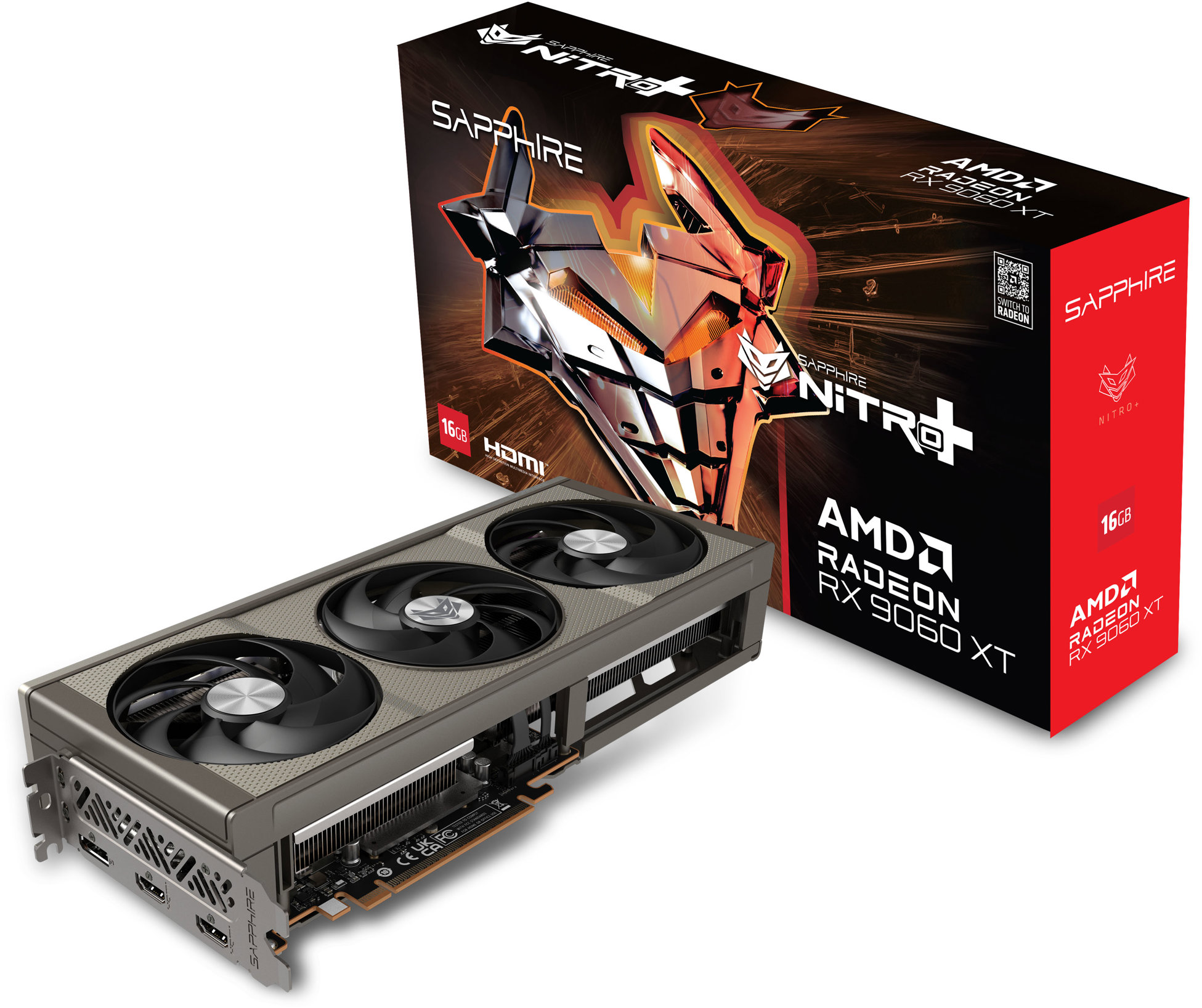 SAPPHIRE NITRO+ AMD Radeon RX 9060 XT GAMING OC 16G