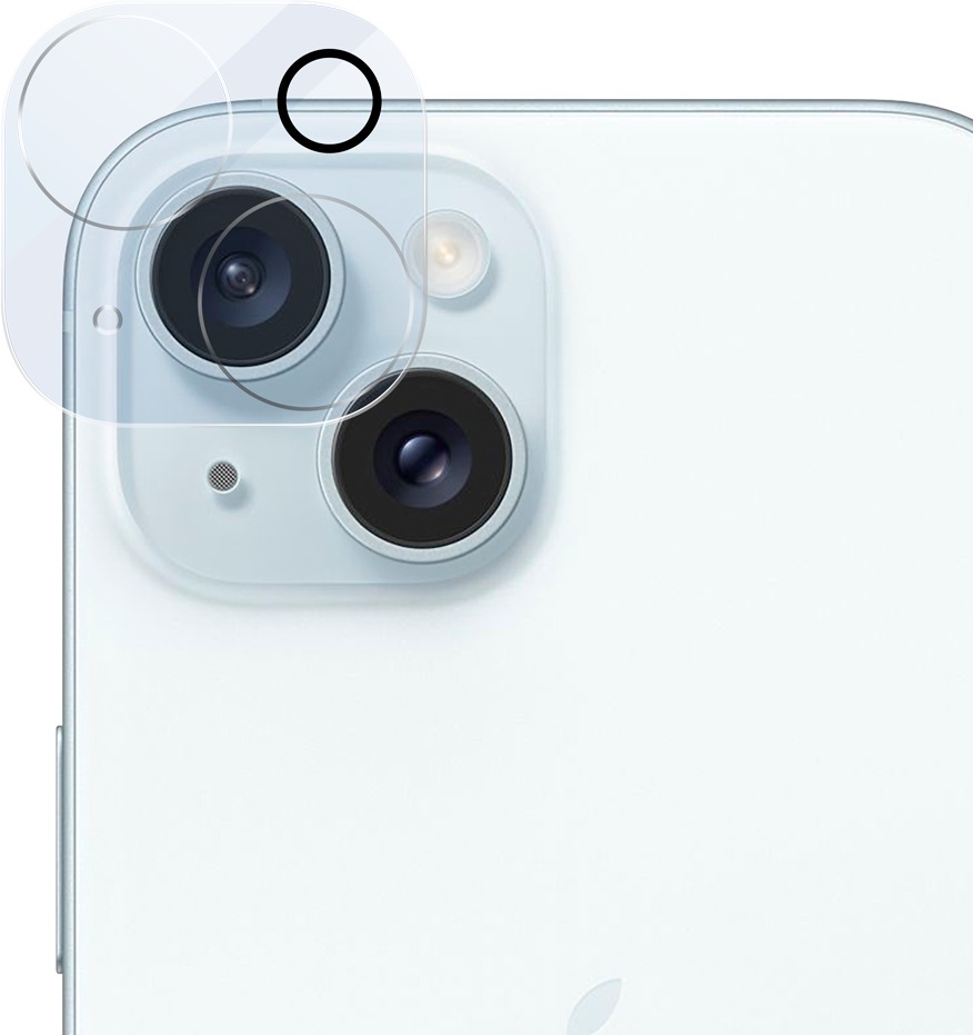 Epico ochranné sklo na čočky fotoaparátu pro iPhone 15/15 Plus