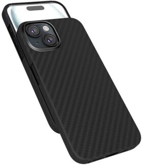 Epico Mag+ Carbon kryt pro iPhone 15 s podporou MagSafe - černý