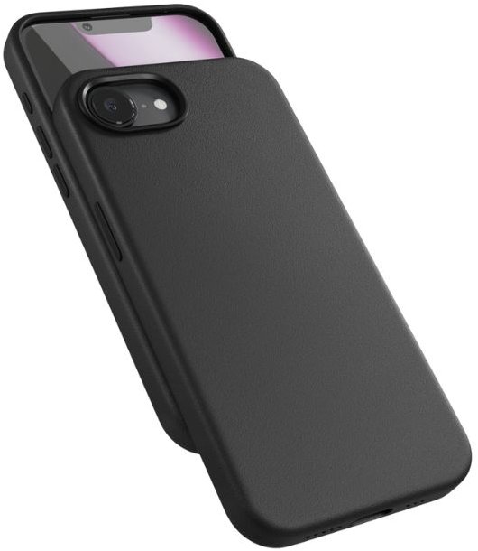 Epico Mag+ kožený kryt iPhone 16e/17e - černý