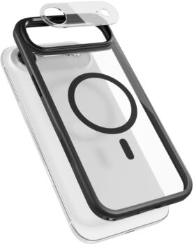 Epico Hero Pro Mag+ Case iPhone Air Qi2 & MagSafe kompatibilní - černá transparentní