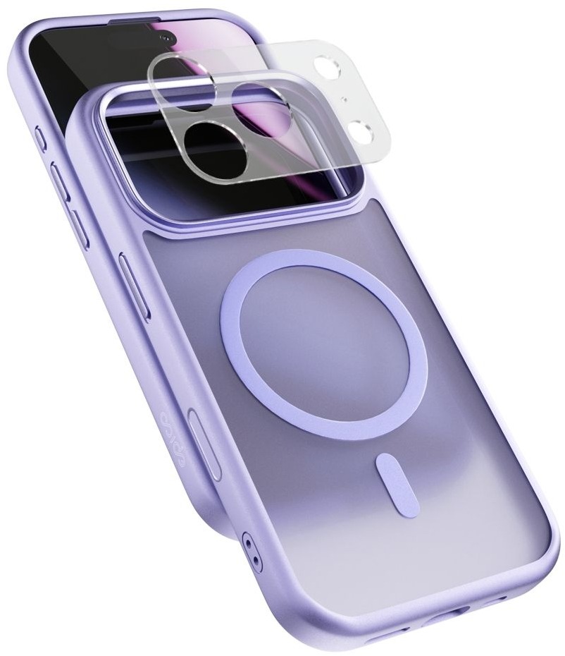 Epico HeroMatte Pro Mag+ kryt iPhone 17 Pro Qi2 & MagSafe kompatibilní - fialová