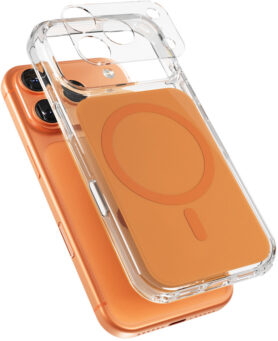 Epico Tile Mag+ kryt iPhone 17 Pro Qi2 & MagSafe kompatibilní - kosmicky oranžová
