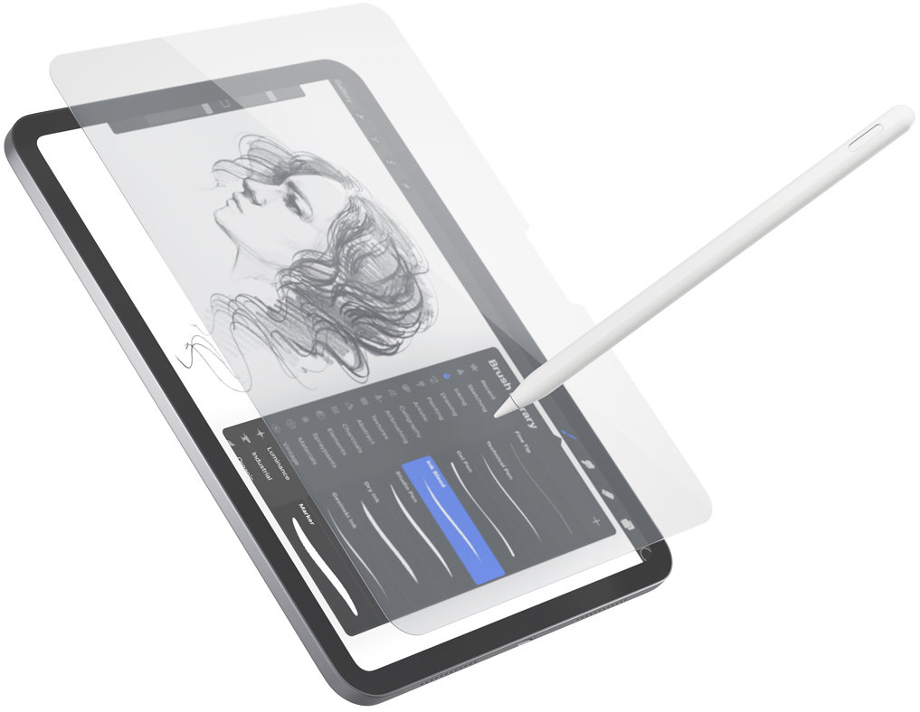 Epico ochranné sklo Paper Texture pro iPad Air 11” (M2-M4) s aplikátorem proti prachu