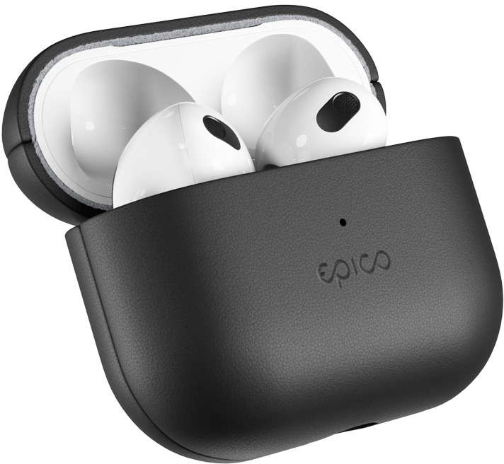 Epico Leather Case Airpods 3 - černá
