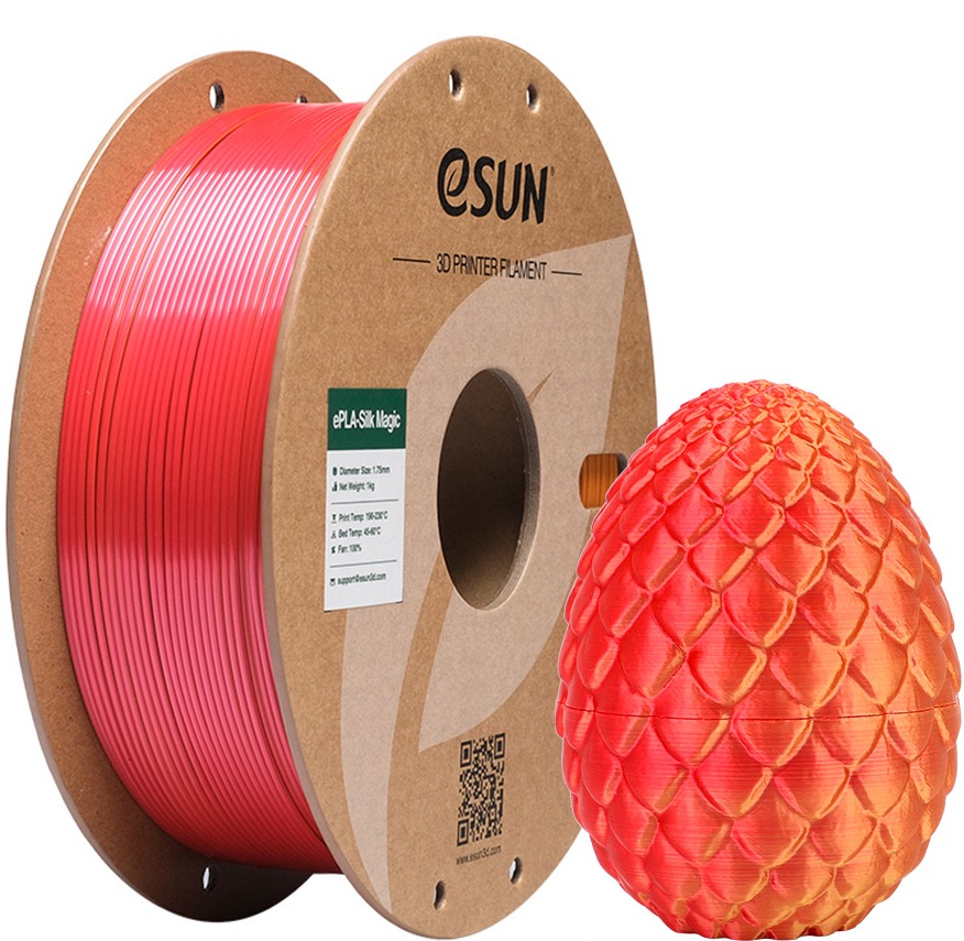 ESUN ePLA-Silk-Magic 1kg, Red gold
