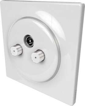 FIBARO Walli TV-SAT zásuvka
