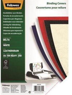 Fellowes Delta A4 zadní, bílý - balení 100 ks