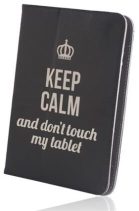 Forever Fashion Keep Calm univerzální 9-10" černé