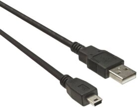 PremiumCord USB 2.0 propojovací A-B mini 0.5m černý