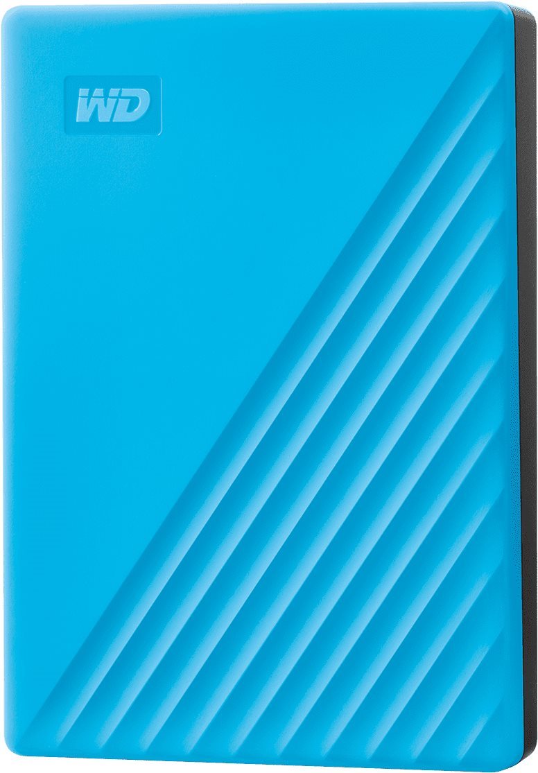 WD My Passport 4TB, modrý