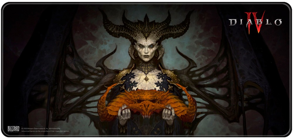 Diablo IV - Lilith - Podložka pod myš a klávesnici