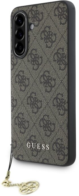 Guess 4G Charm Zadní Kryt pro Samsung Galaxy A56 Brown