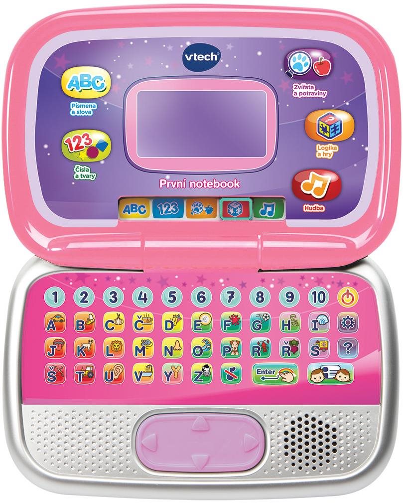 Vtech První notebook - růžový CZ