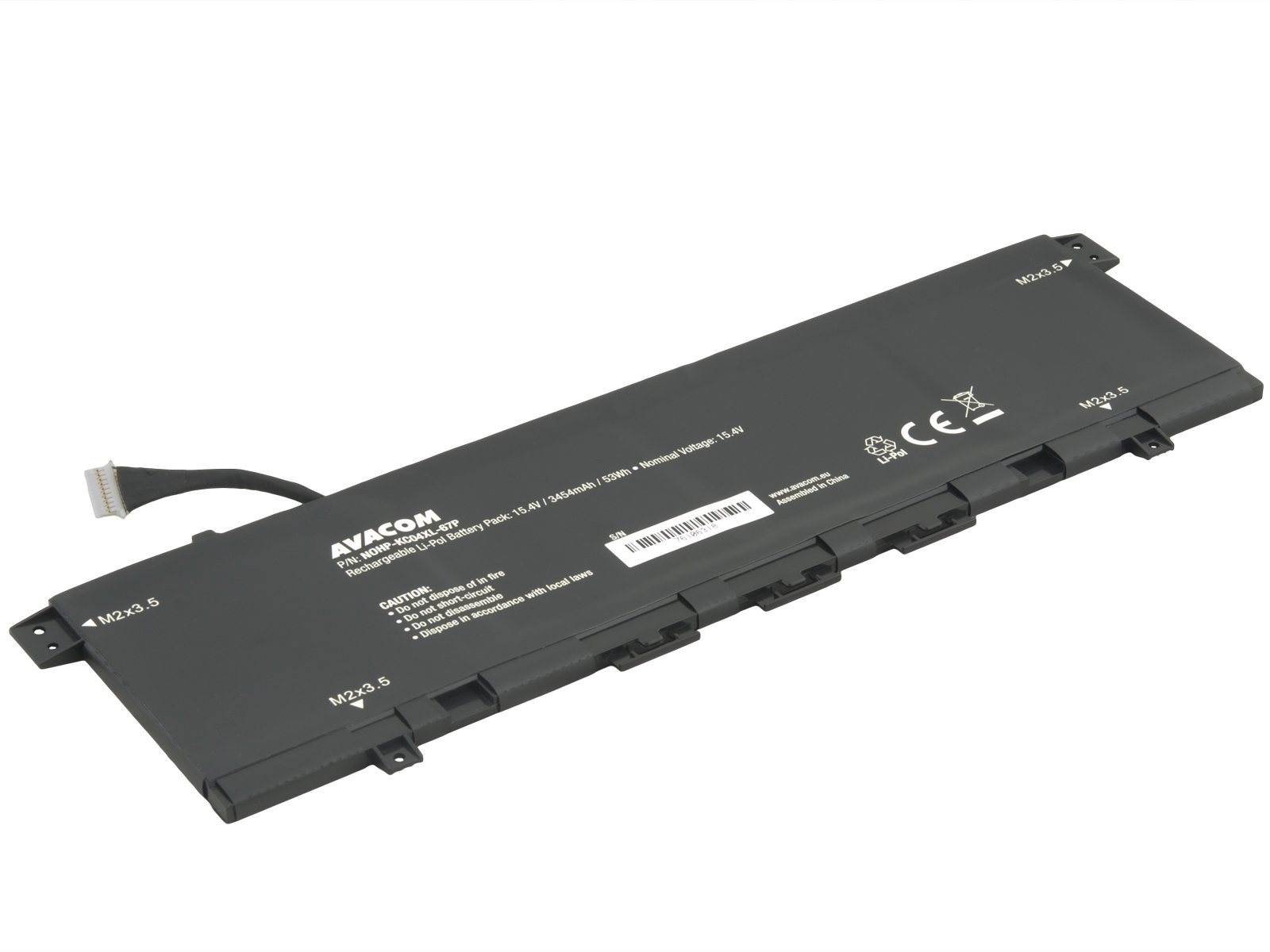 AVACOM KC04XL pro HP Envy 13-AG, AQ, AH Series Li-Pol 15,4V 3454mAh 53Wh