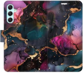 iSaprio Flip pouzdro Dark Marble pro Samsung Galaxy A34 5G