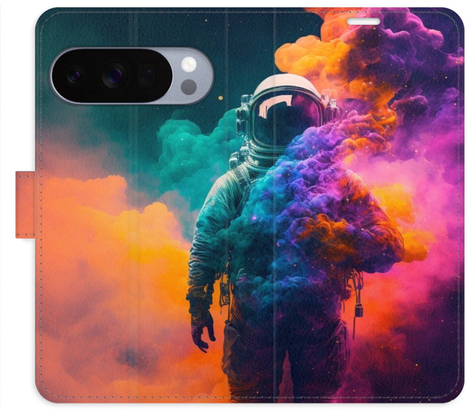 iSaprio Flip pouzdro Astronaut in Colours 02 pro Google Pixel 10 / 10 Pro