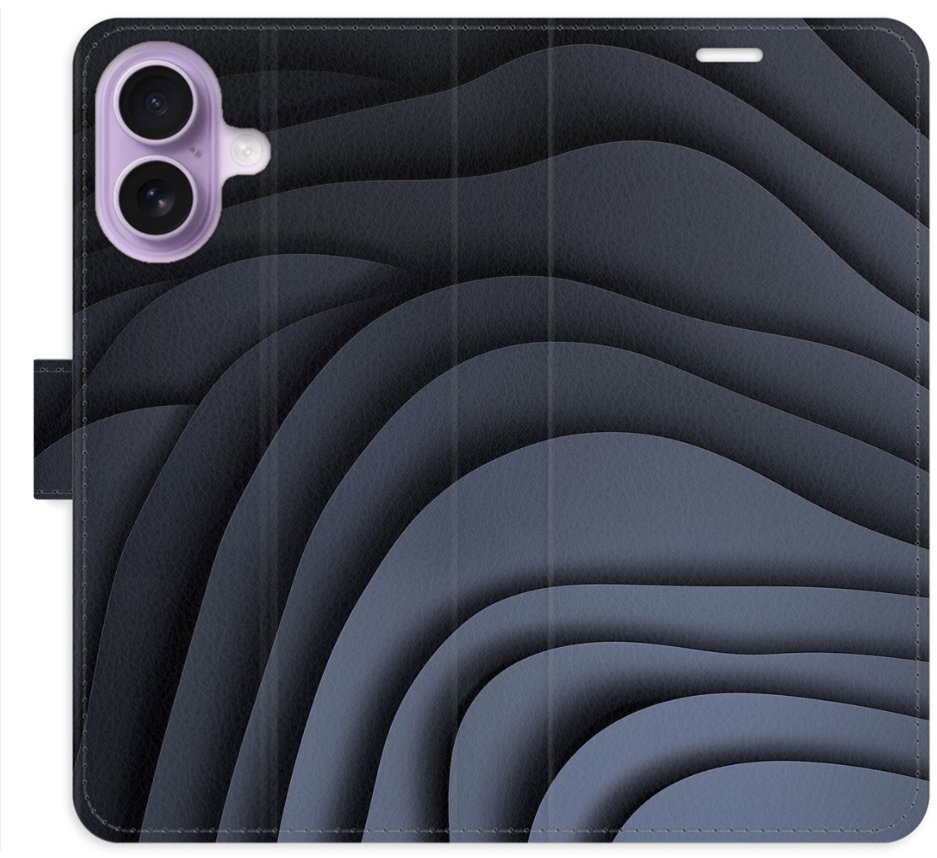 iSaprio Flip pouzdro Dark Waves pro iPhone 17