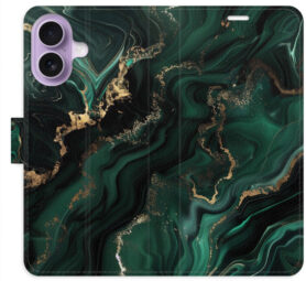iSaprio Flip pouzdro Emerald 02 pro iPhone 17