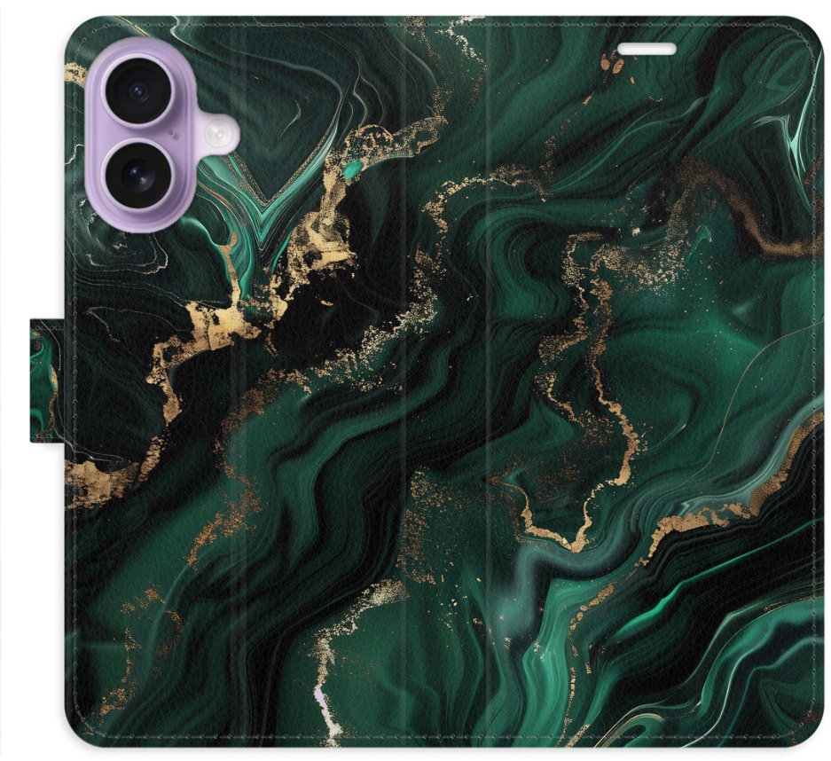iSaprio Flip pouzdro Emerald 02 pro iPhone 17