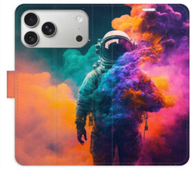 iSaprio Flip pouzdro Astronaut in Colours 02 pro iPhone 17 Pro Max