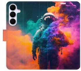 iSaprio Flip pouzdro Astronaut in Colours 02 pro Samsung Galaxy S25 FE