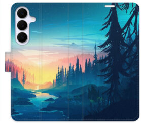 iSaprio Flip pouzdro Magical Landscape pro Samsung Galaxy S25 FE